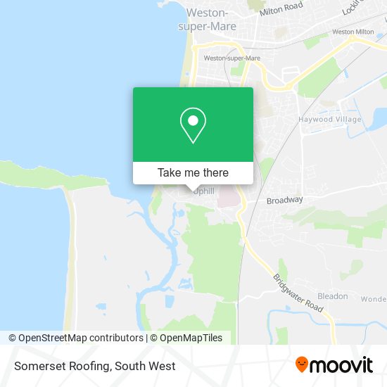 Somerset Roofing map