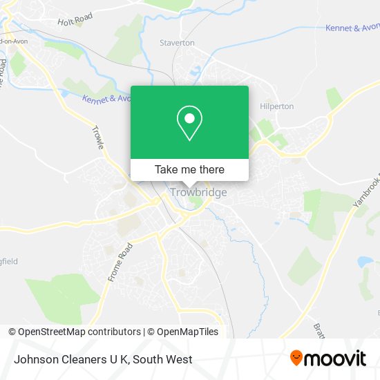 Johnson Cleaners U K map