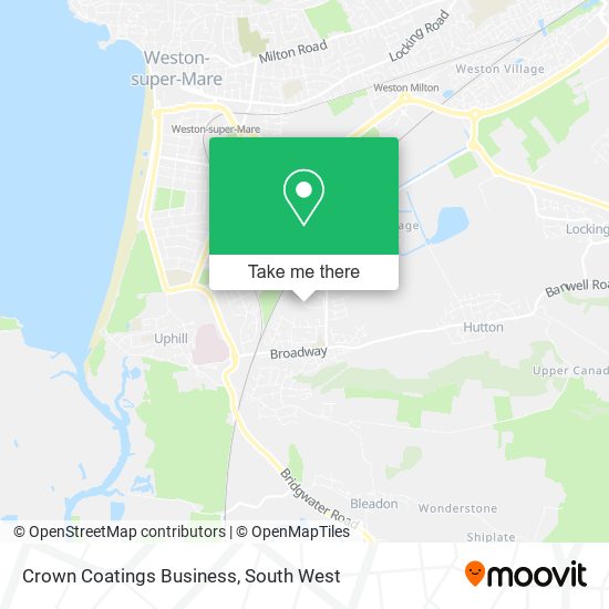 Crown Coatings Business map