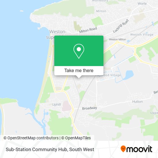 Sub-Station Community Hub map