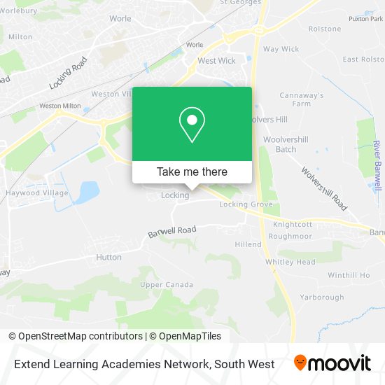Extend Learning Academies Network map