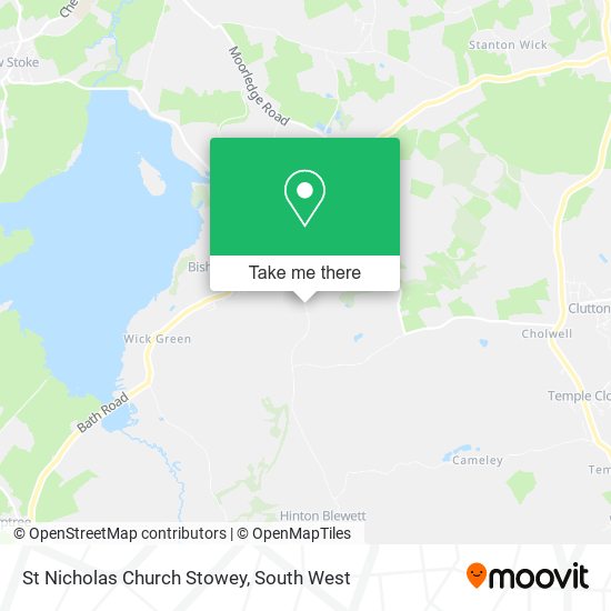 St Nicholas Church Stowey map