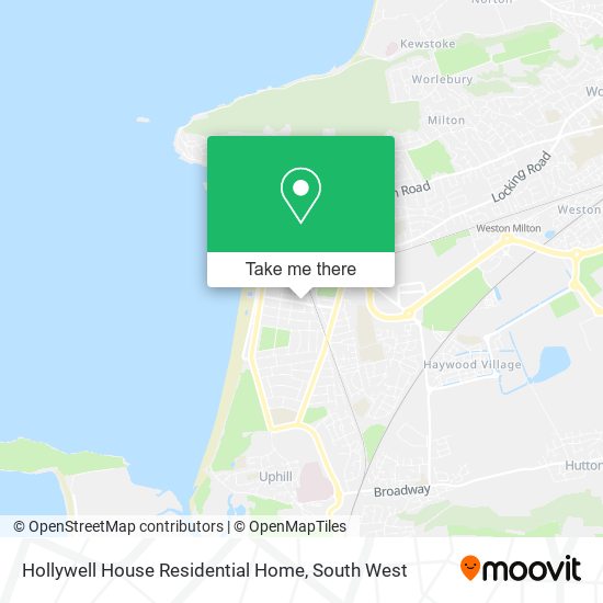 Hollywell House Residential Home map