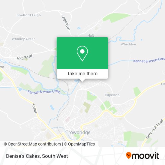 Denise's Cakes map