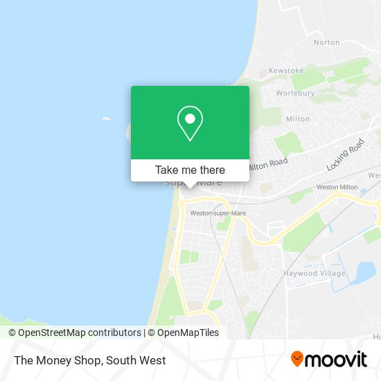 The Money Shop map