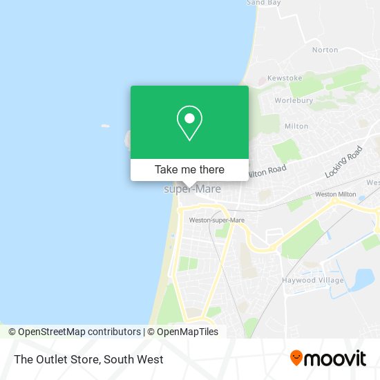 The Outlet Store map