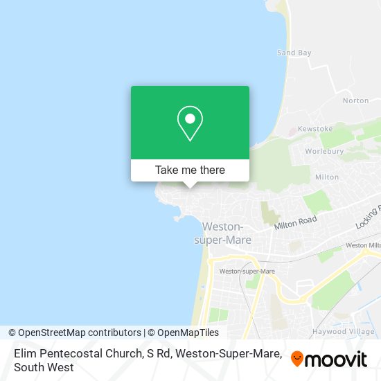 Elim Pentecostal Church, S Rd, Weston-Super-Mare map