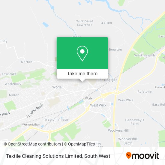 Textile Cleaning Solutions Limited map
