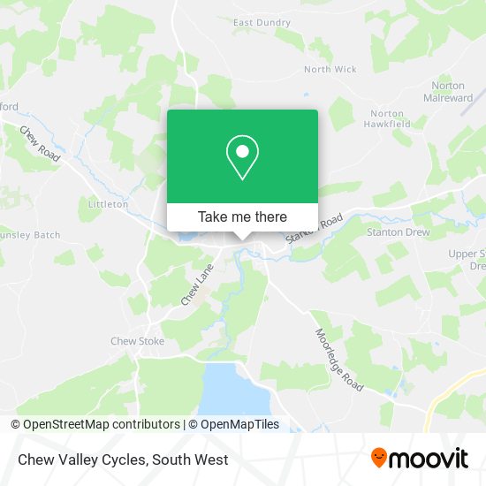 Chew Valley Cycles map