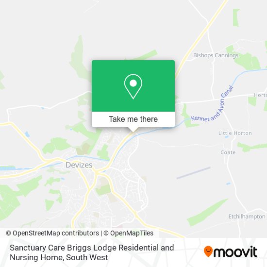 Sanctuary Care Briggs Lodge Residential and Nursing Home map