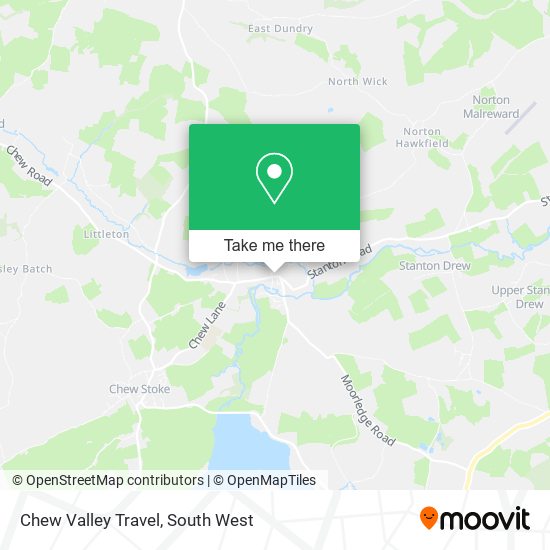 Chew Valley Travel map