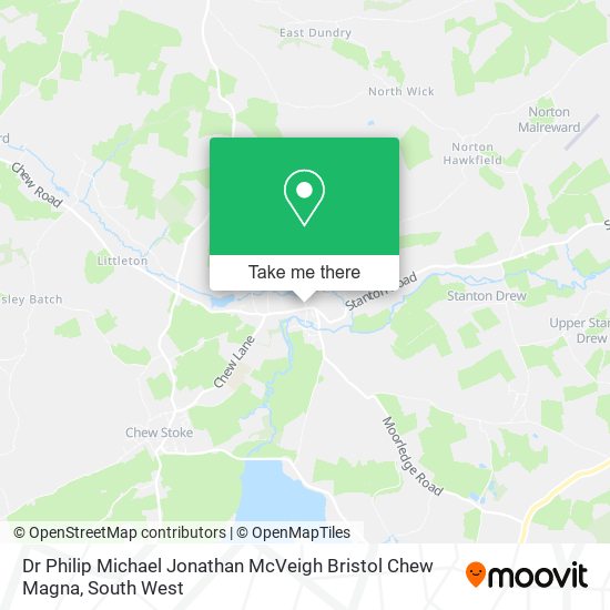 Dr Philip Michael Jonathan McVeigh Bristol Chew Magna map