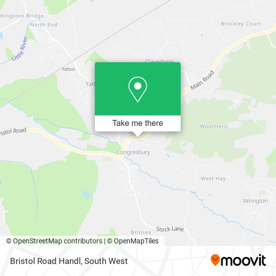 Bristol Road Handl map