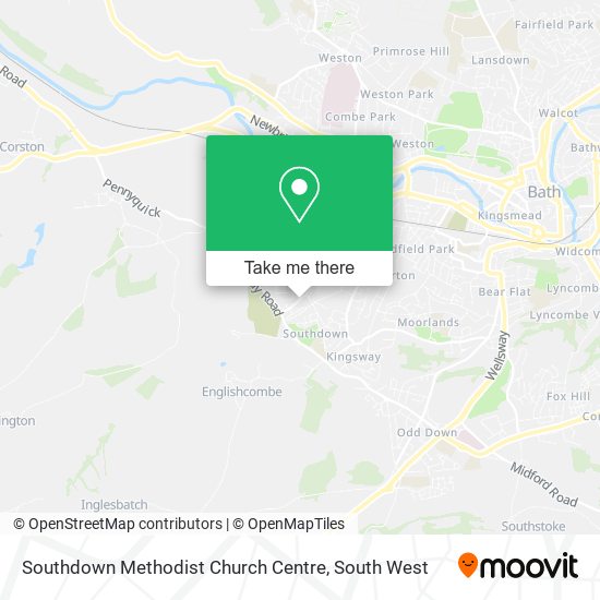 Southdown Methodist Church Centre map