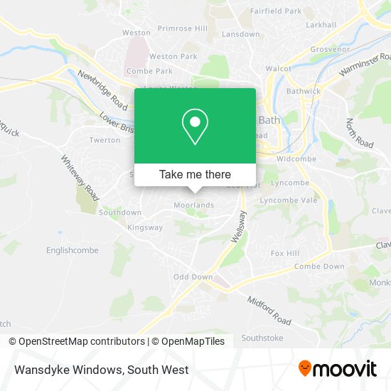 Wansdyke Windows map