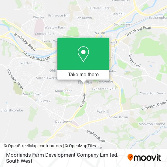 Moorlands Farm Development Company Limited map