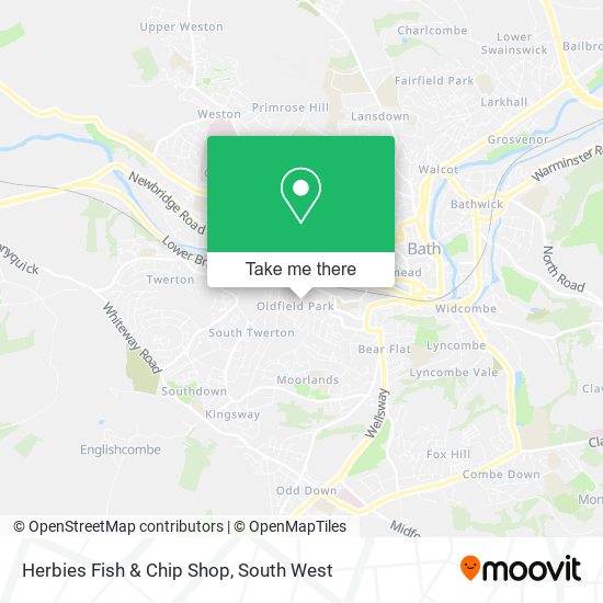 Herbies Fish & Chip Shop map