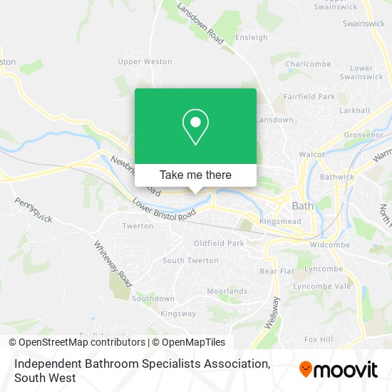 Independent Bathroom Specialists Association map