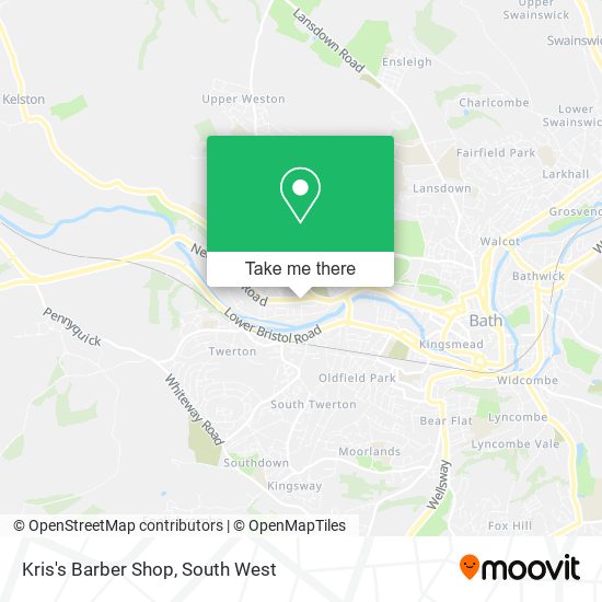 Kris's Barber Shop map