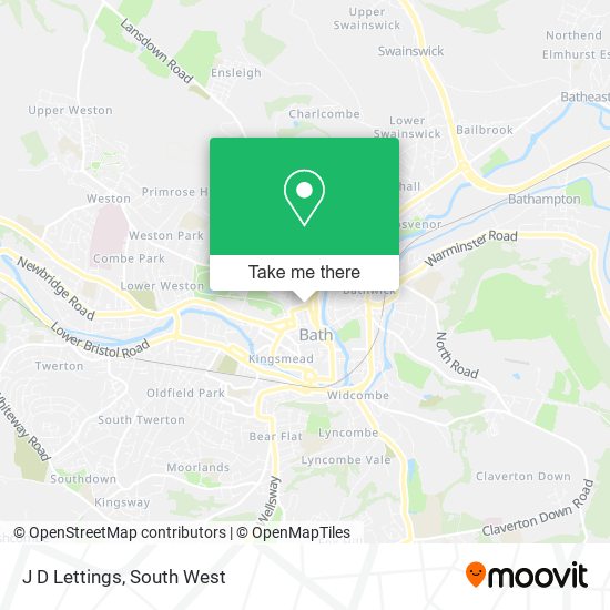 J D Lettings map