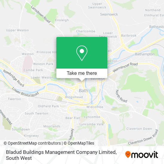 Bladud Buildings Management Company Limited map