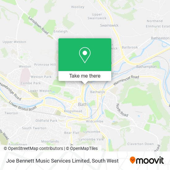 Joe Bennett Music Services Limited map