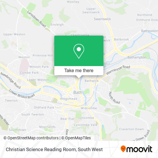 Christian Science Reading Room map