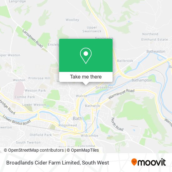 Broadlands Cider Farm Limited map