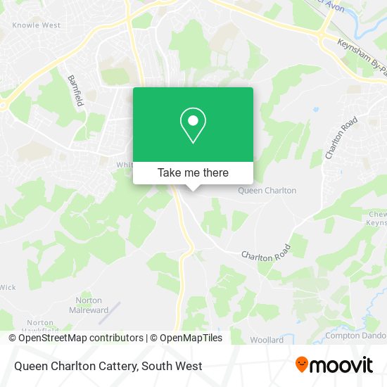 Queen Charlton Cattery map