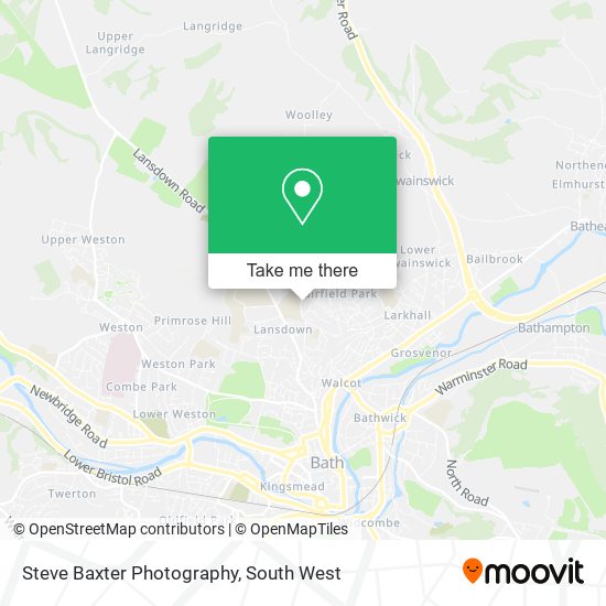 Steve Baxter Photography map