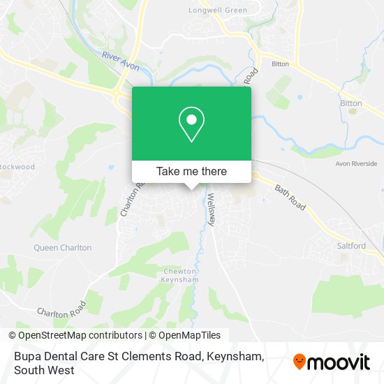 Bupa Dental Care St Clements Road, Keynsham map