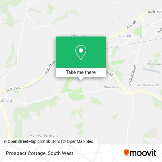 Prospect Cottage map