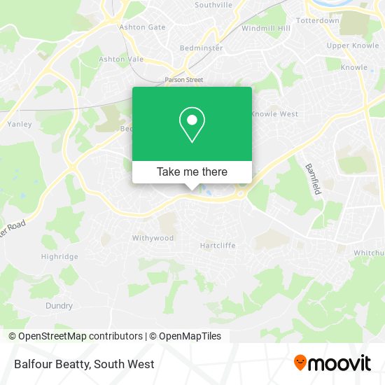 Balfour Beatty map
