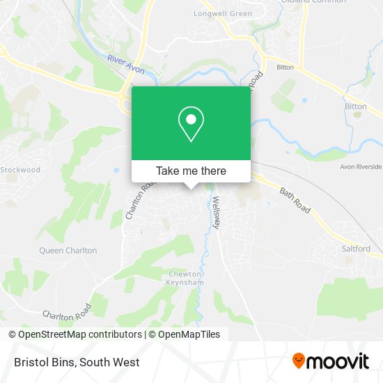 Bristol Bins map