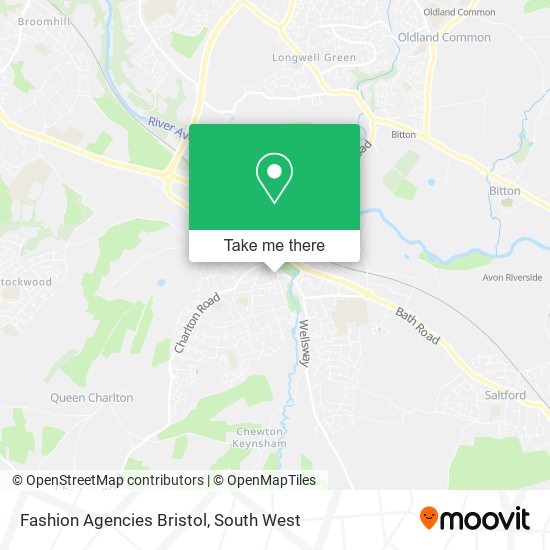 Fashion Agencies Bristol map