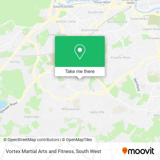 Vortex Martial Arts and Fitness map