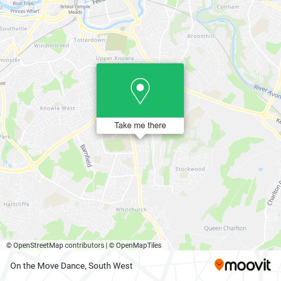 On the Move Dance map
