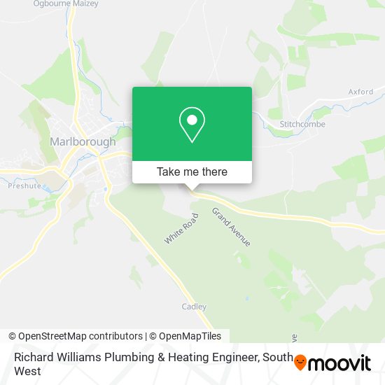 Richard Williams Plumbing & Heating Engineer map