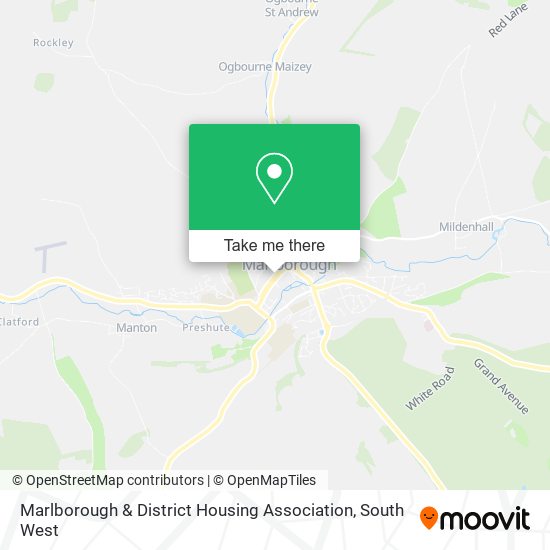 Marlborough & District Housing Association map