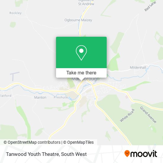 Tanwood Youth Theatre map