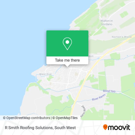 R Smith Roofing Solutions map