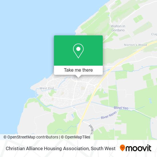 Christian Alliance Housing Association map