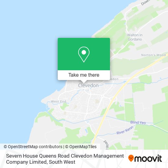 Severn House Queens Road Clevedon Management Company Limited map