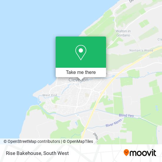 Rise Bakehouse map