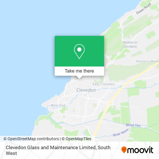 Clevedon Glass and Maintenance Limited map