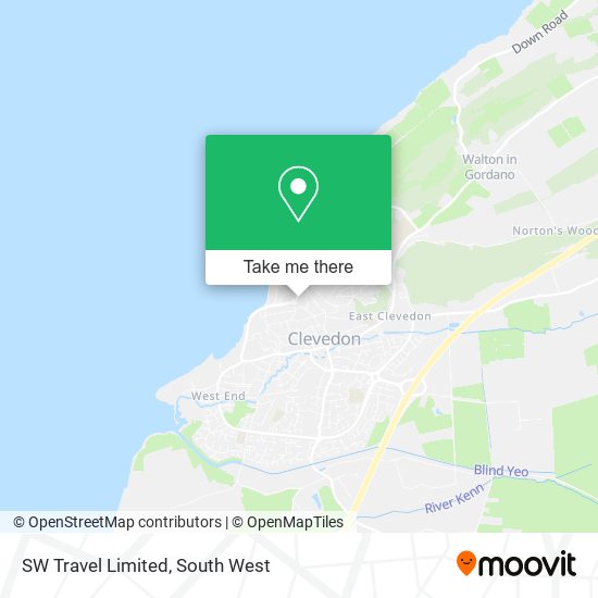 SW Travel Limited map
