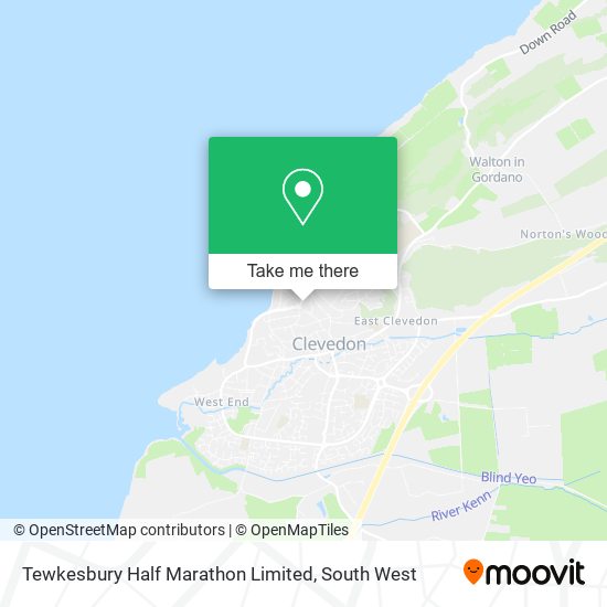 Tewkesbury Half Marathon Limited map