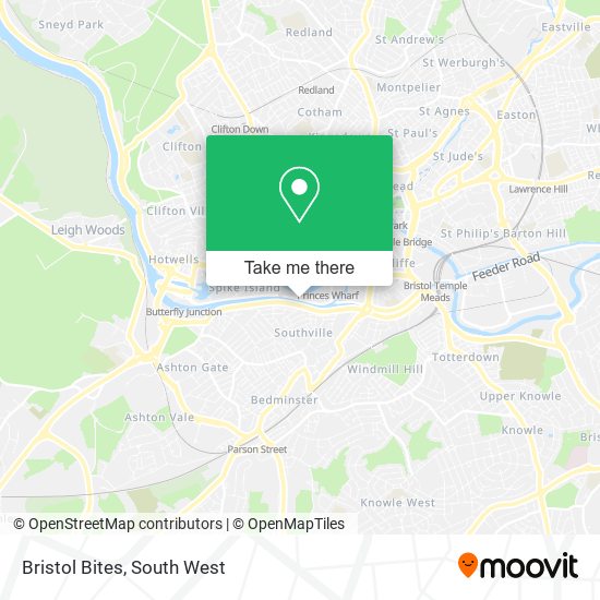 Bristol Bites map