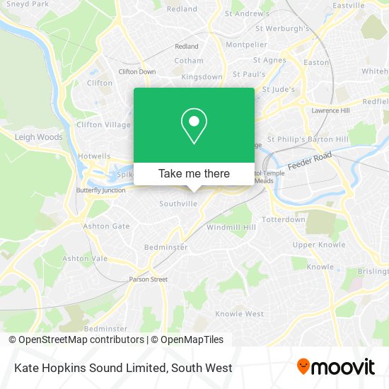 Kate Hopkins Sound Limited map