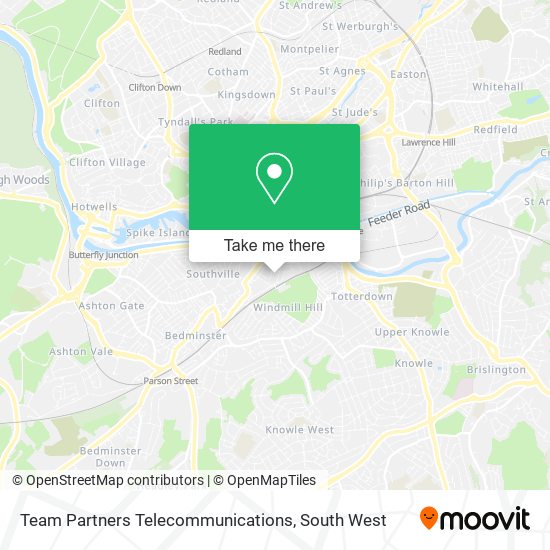 Team Partners Telecommunications map